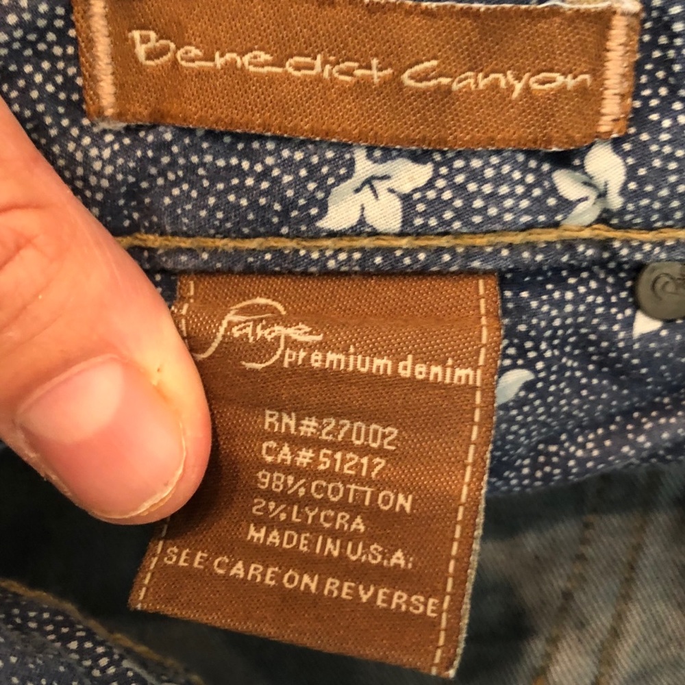 NWOT SZ 28 Paige Benedict Canyon Dark Wash Jeans - Picture 6 of 8